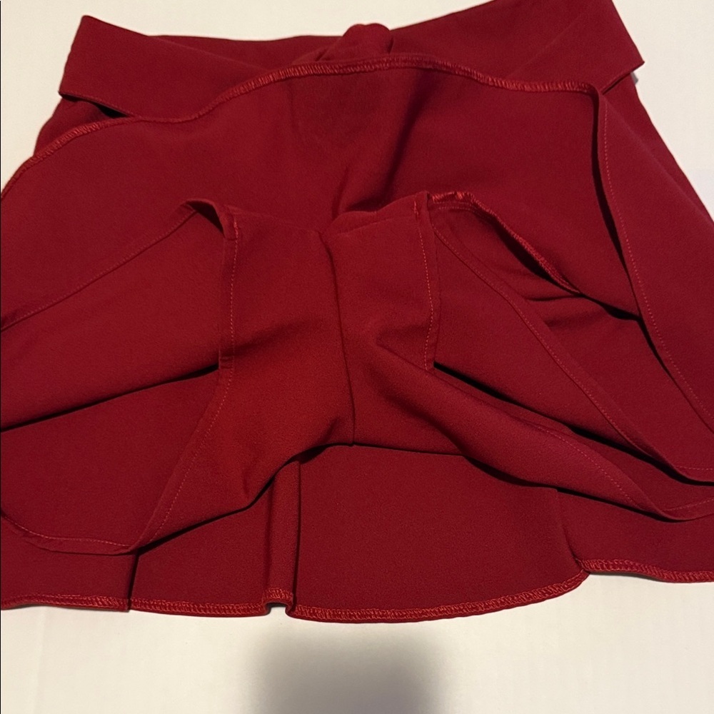 Zara Bold Red Women's Skorts 26 - Picture 2 of 8